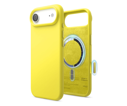 Etui / obudowa na smartfona Elago Magsafe Silicon Case do iPhone 17 AIR Neon Yellow